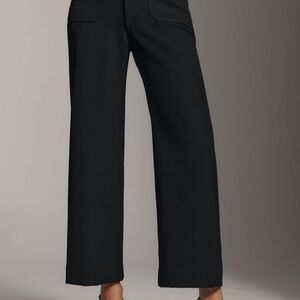 Maeve Colette Black Wide-Leg Pants